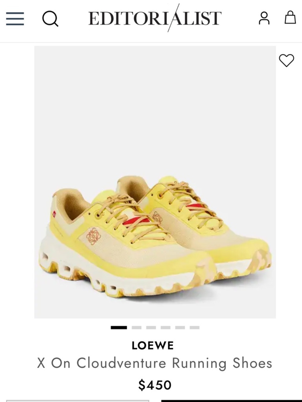 LOEWE X On Cloudventure Running Shoes